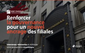 BNP CIB | Renforcement de la gouvernance | Référence Client aSpark Consulting - Renforcer la gouvernance pour un nouvel ancrage des filiales.