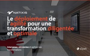 Natixis | Déploiement de l’agilité à l’échelle- Références clients aSpark Consulting - Natixis | Le déploiement de l'agilité pour une transformation diligentée et optimale.