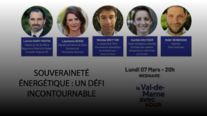 Webinaire "Souveraineté énergétique : un défi incontournable"